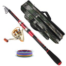 Telescopic Spinning Fishing Combo