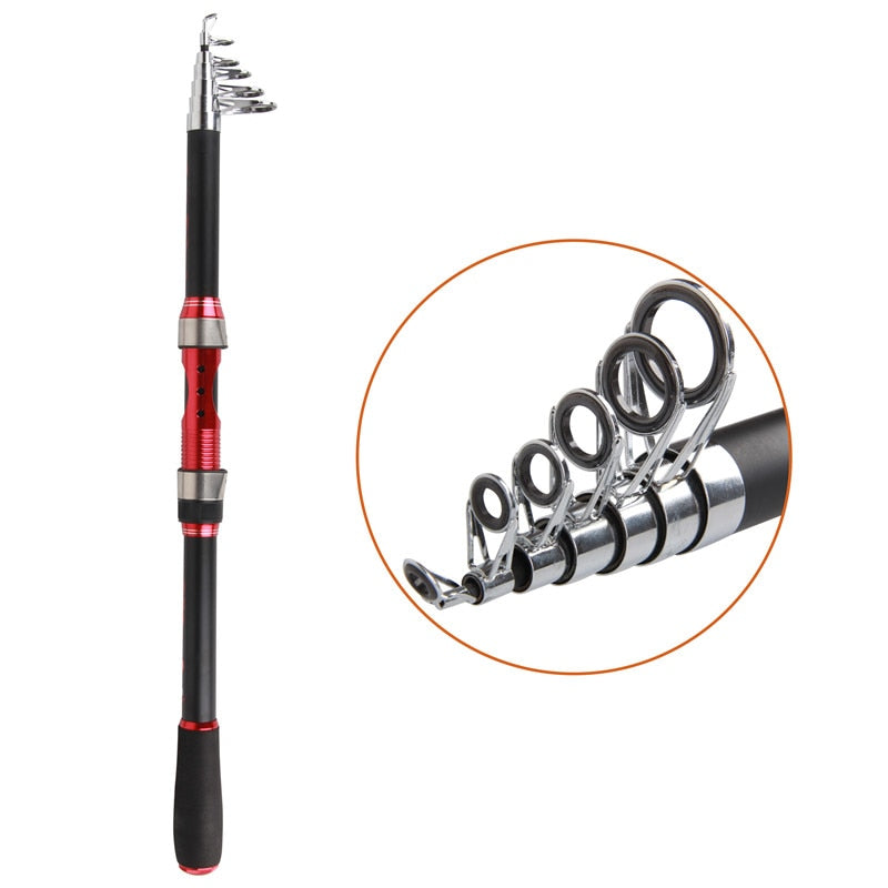 Telescopic Spinning Fishing Combo