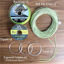 AMYSPORTS 100FT Weight Forward Floating Fly Fishing Line