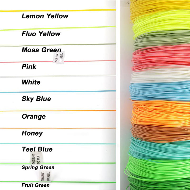 AMYSPORTS 100FT Weight Forward Floating Fly Fishing Line