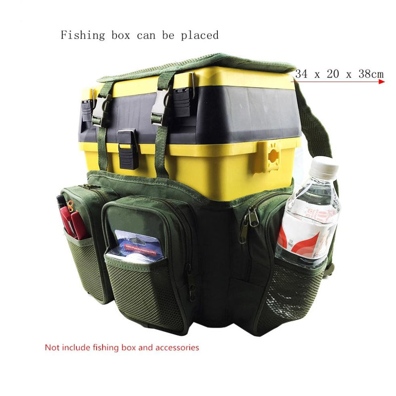 Large Capacity Multifunction Nylon Fishing Backpack